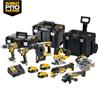 DEWALT 7 PIECE KIT 18V BRUSHLESS 3 BATTERIES