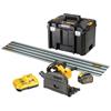 DEWALT PLUNGE SAW 54V 2x6AH BAT 2X1.5M GUIDE RAIL