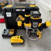 DeWalt DCW620H2 18V XR Cordless Router – 1/2" Collet, 2 x 5.0Ah Powerstack Batteries, TSTAK Kit