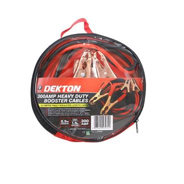 DEKTON JUMP LEADS 2.5M 300AMP HEAVY DUTY