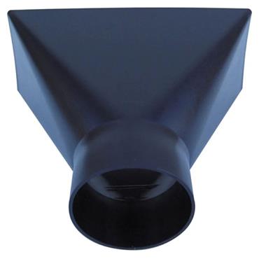 CHARNWOOD DUST HOOD 250X110 X100MM OUTLET ROUND