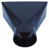 CHARNWOOD DUST HOOD 250X110 X100MM OUTLET ROUND