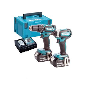 MAKITA BRUSHLESS COMBI SET 18V 2 X 5AH BATTERIES