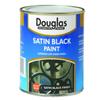 Douglas  Black Satin Paint 1 Litre