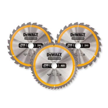 DEWALT BLADES FOR CIRCULER SAW (250MMX3PACK)