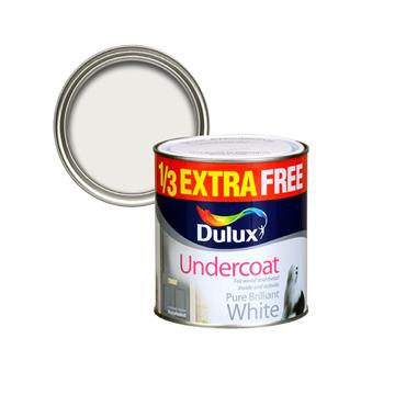 DULUX UNDERCOAT WHITE 750ML +33%