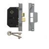 UNION MORTICE LOCK 5-LEVER BRASS 2.1/2"