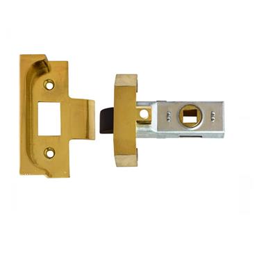 UNION MORTICE LATCH REBATED BRASS 3"