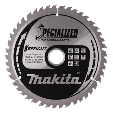 Makita Circular Saw Blade E-06987 216mm X 30mm