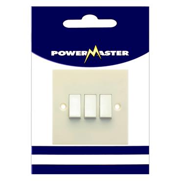 POWERMASTER SWITCH 3 GANG 2 WAY