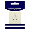 POWERMASTER SOCKET 1 GANG 13AMP UNSWITCHED