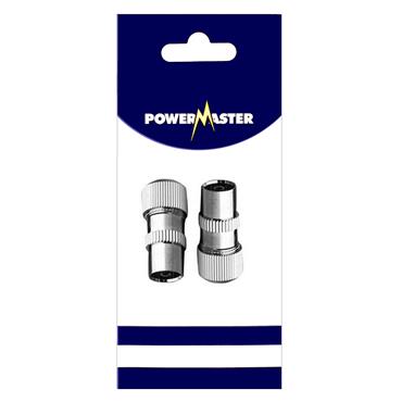 POWERMASTER METAL TV PLUGS PKT. 2