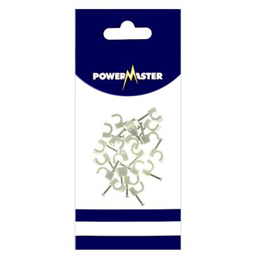 POWERMASTER CABLE CLIPS (PK. 20) 5MM