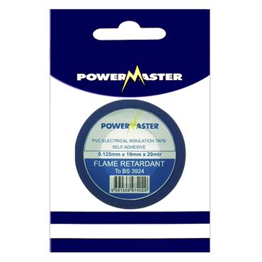 POWERMASTER INSULATING TAPE (BLUE) 20 METRE
