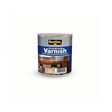 RUSTINS POLYURETHANE CLEAR SATIN 1LTR VARNISH