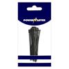 POWERMASTER CABLE TIES BLACK (PK 100) 8"