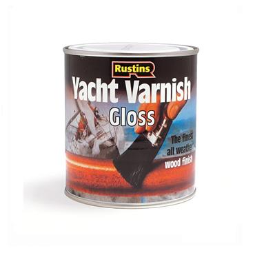RUSTINS YACHT VARNISH CLEAR GLOSS 500ML
