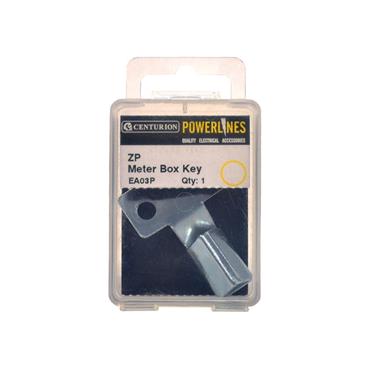CENTURION METER BOX KEY ZINC TRIANGULAR