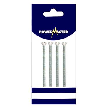 POWERMASTER SOCKET SCREWS NICKEL 3" (PKT. 4)