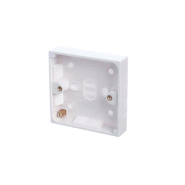 POWERMASTER SURFACE PATTRESS BOX 1 GANG 16mm