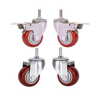 PLATE CASTOR 4" SWIVEL NYLON WHEEL 360KG/4