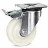 PLATE CASTOR 6" SWIVEL & BRAKE NYLON 780KG/4