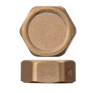 Brass Blanking Cap 1/2in
