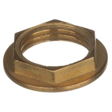 Brass Hexagonal Backnut 1/2in