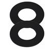 Black Rubber Washers for 1/2in Threads Pk/2