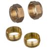No. 1/2in Brass Compression Nuts & Olives Pk/2