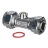Straight Compression Service Valve x 1/2in
