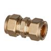 1/2in Straight Brass Compression