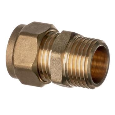 3/4in M.I. Straight Brass Compression Coupling