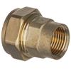 F.I. Straight Brass Compression Coupling 3/4in x 1/2in