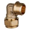 3/4in M.I. Brass Compression Elbow