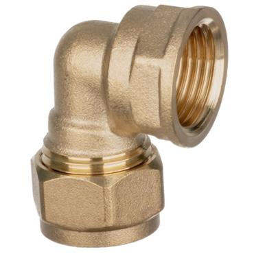 F.I. Brass Compression Elbow 3/4in