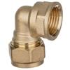 F.I. Brass Compression Elbow 3/4in