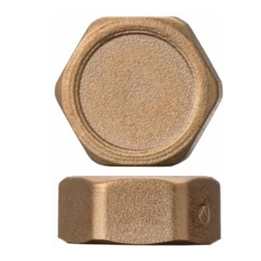 Brass Blanking Cap 3/4in