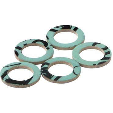 EASI PLUM GREEN FIBRE WASHERS 3/4" PK. 5