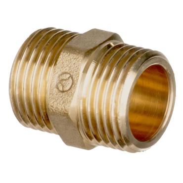 Brass Hexagonal Nipple 3/4in
