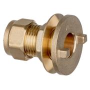 Brass Compression Tank Connector 3/4in