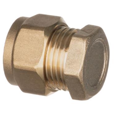 Brass Compression Stop End 1/2in
