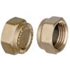 Brass Compression Blanking Cap 3/4in