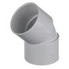 40mm White Waste 45 Deg. Bend