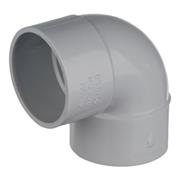 40mm White Waste Knuckle Elbow
