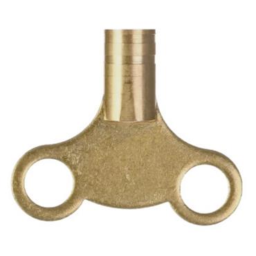 Brass Clock Type Vent Key