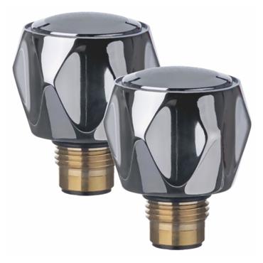 Pair of Replacement Crown Tap Heads & Spindles only