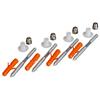 Stainless Steel WC Pan Fixing Set