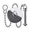C.P.Basin Plug & Chain Set