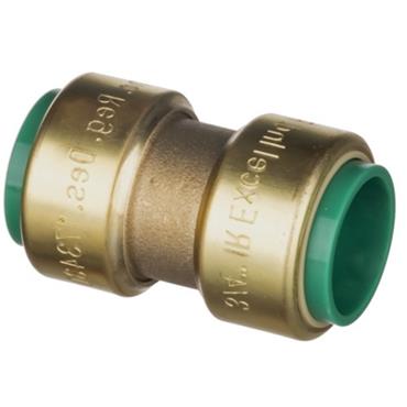 1/2in Pushtite Straight Coupling
